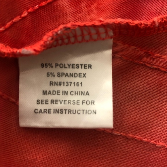 Shannon Ford New York Red Scoop Neck Boho Womens Top Size Petite Large - Picture 6 of 12